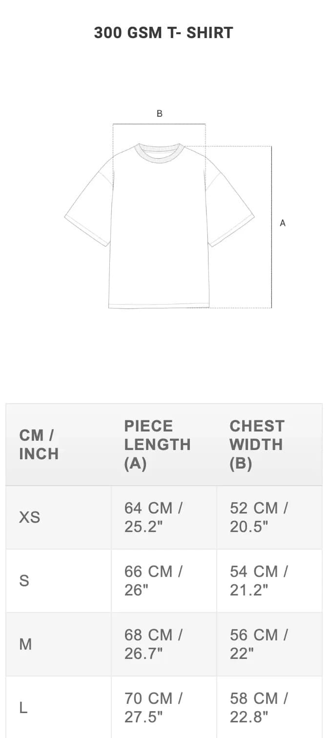 Shirt sizing guide 2
